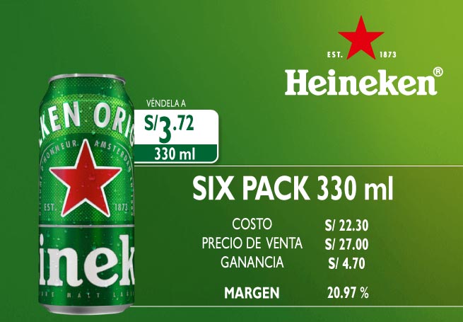 Lata Heineken 330ml